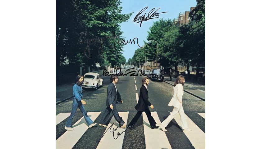 The Beatles “Abbey Road” Album with Printed Signatures