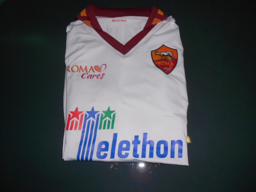 Mattia Destro Roma shirt worn, Milan-Roma 2014/2015
