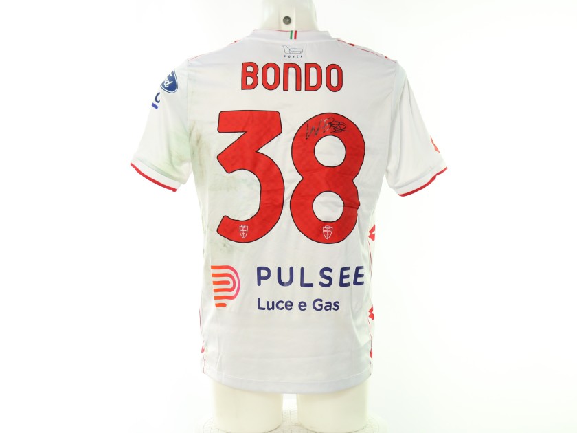 Bondo's Signed Unwashed Shirt, Bologna vs Monza 2025