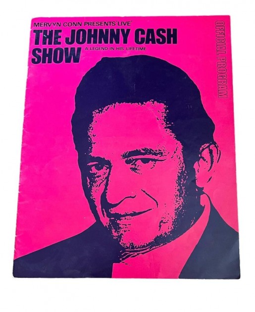 Johnny Cash Signed 1968 UK Tour Programme