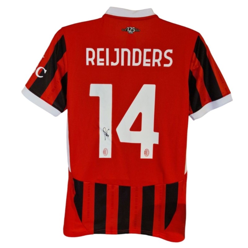 Tijjani Reijnders' AC Milan 2024/25 Signed Replica Shirt