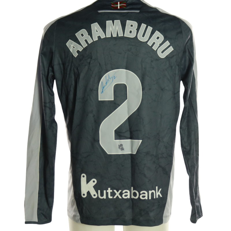 Maglia Aramburu Unwashed Girona vs Real Sociedad, 2026 - Autografata