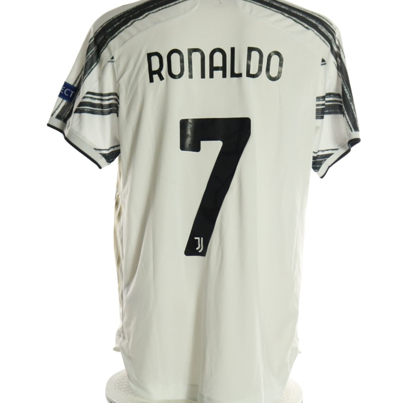 Ronaldo's Juventus Match-Issued Shirt, UCL 2020/21