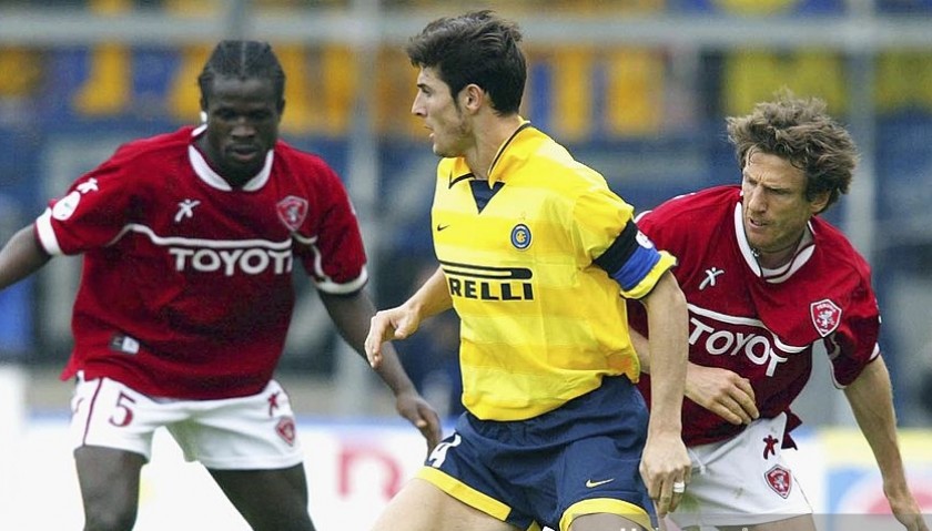 Zanetti's Signed Match-Issued/Worn 2002/03 Inter Shirt