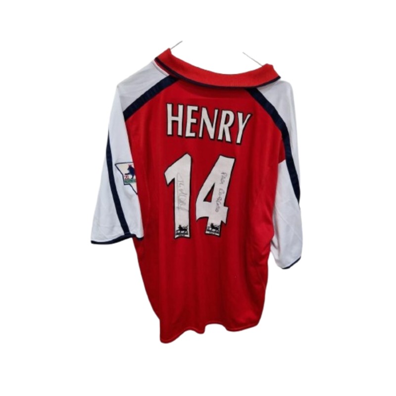 Maglia Henry Arsenal Ufficiale, 2000/01 - Autografata