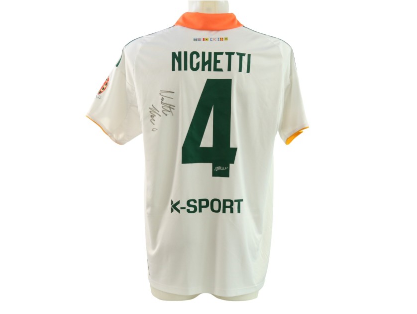Nichetti's Signed Issued Special Edition Shirt, Virtus Entella vs Palermo 2025