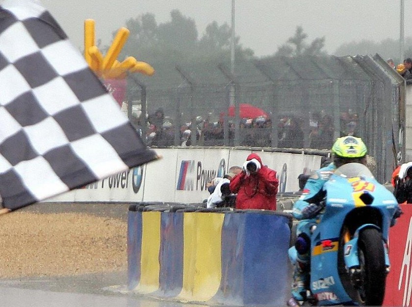 Chris Vermeulen Suzuki Winning Helmet, Le Mans 2007 French Moto Gp Race