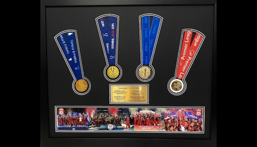 Liverpool FC - Replica Medal Display (2019/20)