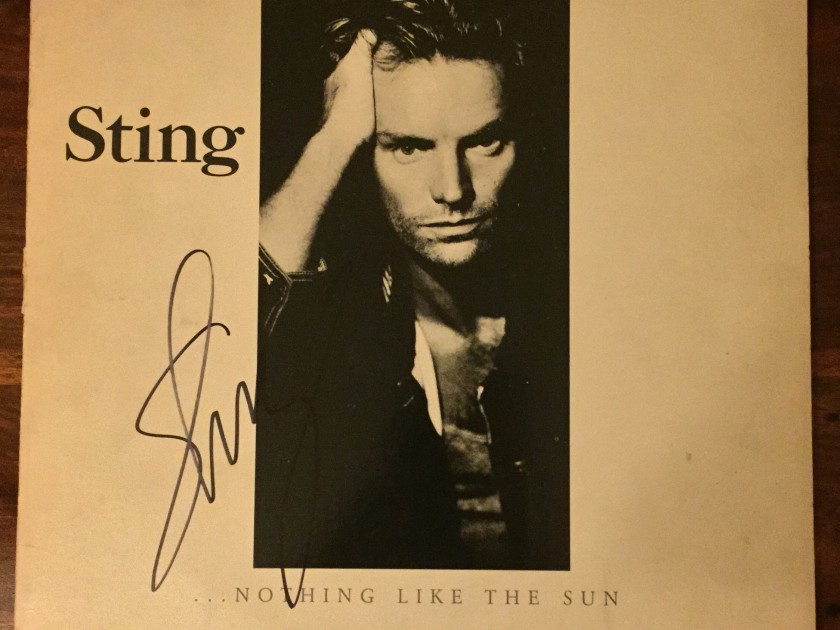 Sting '...Nothing Like the Sun' Vinyl Signed by Sting