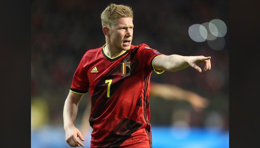 De Bruyne's Belgium Official Signed  Shirt, 2020