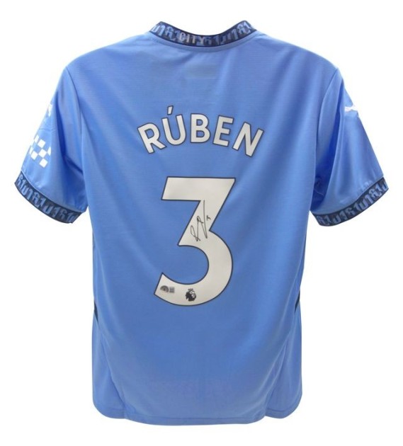 Ruben Dias' Manchester City Signed Shirt