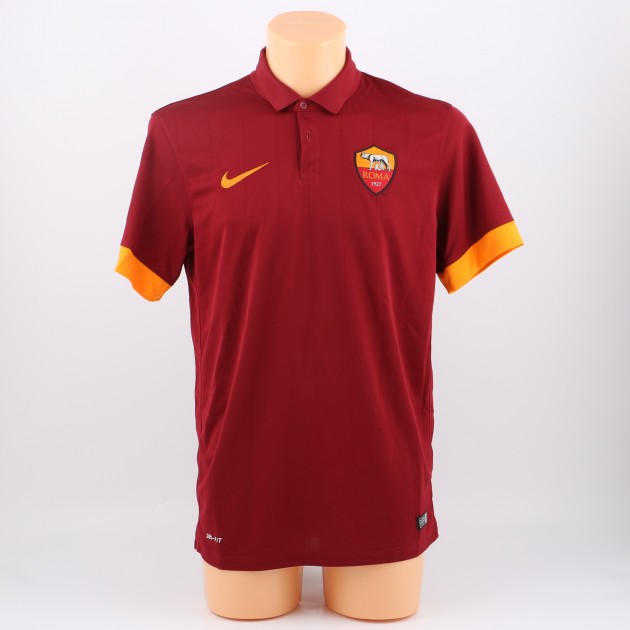 Francesco Totti Roma shirt, Serie A 2014/2015 - signed