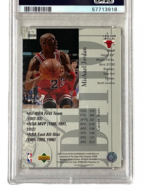 Michael Jordan Collector's Trading Card - Upper Deck Limited