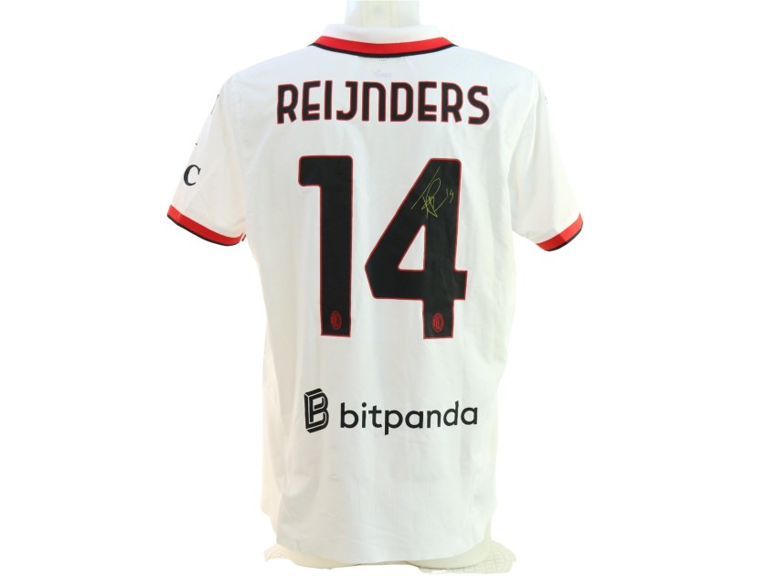 Reijnders' Milan Signed Match-Issued Shirt, 2024/25 