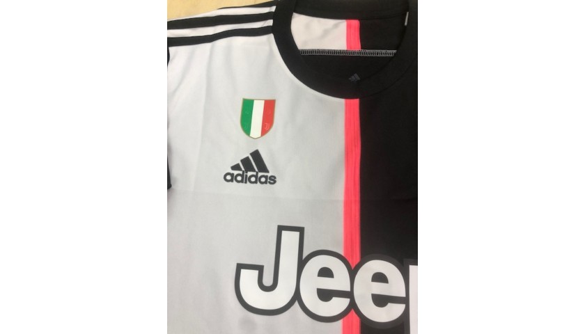 Cristiano Ronaldo Juventus Autographed Adidas 2019-20 Home Authentic Black  Jersey