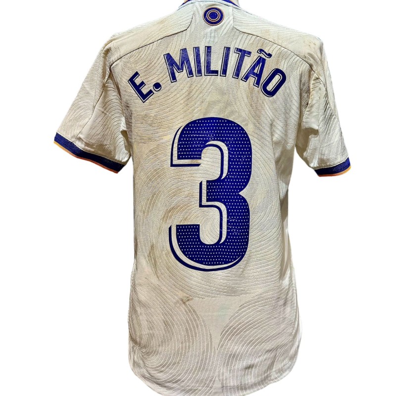 Militao's Unwashed Shirt, Espanyol vs Real Madrid 2021