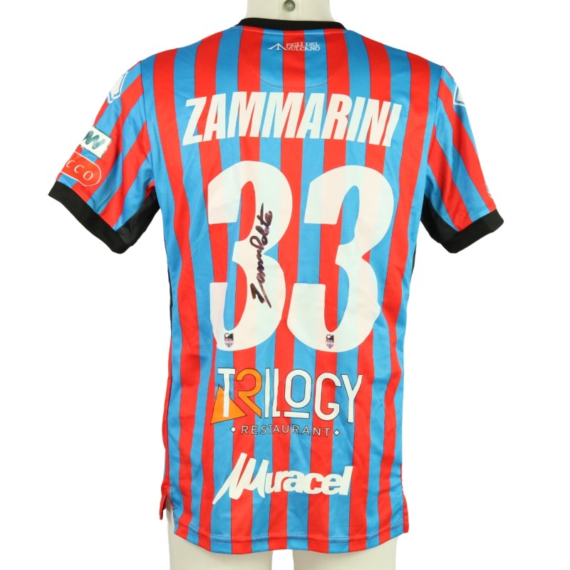 Zammarini's unwashed Signed Shirt, Catania vs Sorrento 2023