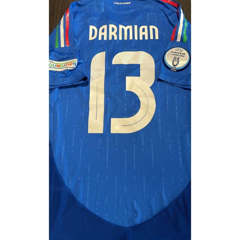 Maglia gara Darmian, Svizzera vs Italia EURO 2024