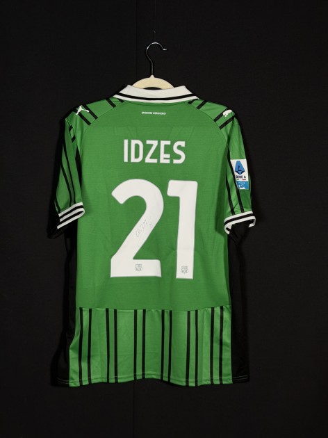 Idzes' Signed Unwashed Shirt, Sassuolo vs Milan 2026
