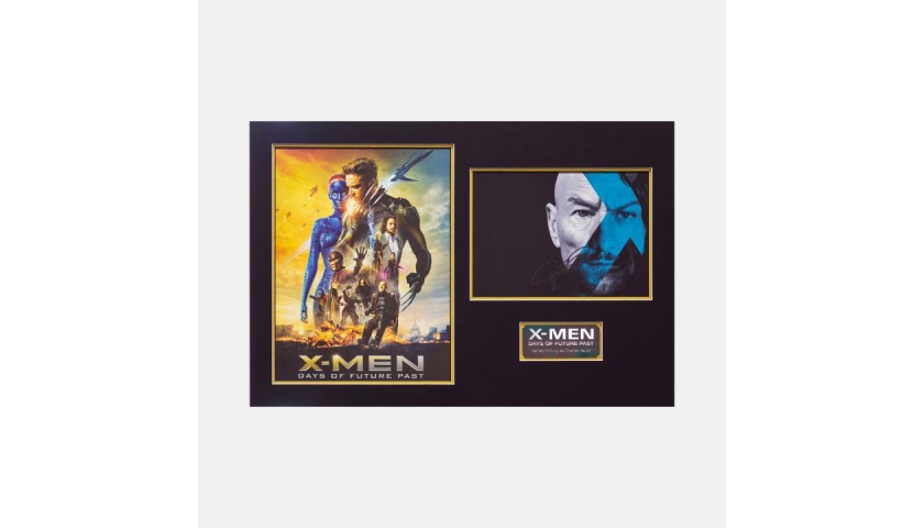 X-Men Days of Futures Past: Framed Sign Photo By James McAvoy