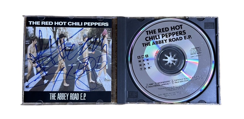 Anthony Kiedis of Red Hot Chili Peppers Signed 'The abbey Road' CD