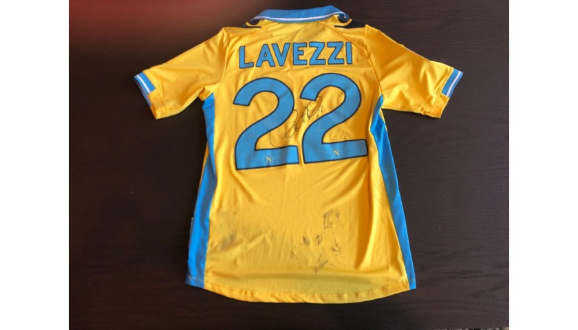 Lavezzi's Napoli Worn and Signed Shirt, 2011/12 