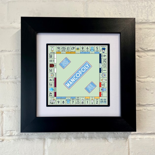 Manchester City Monopoly Art Piece