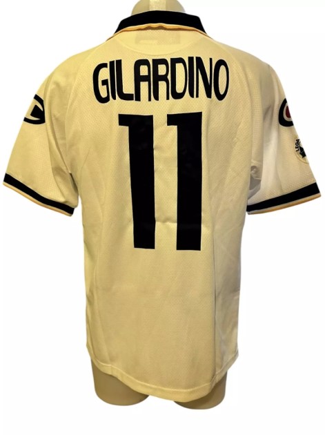 Gilardino's Parma vs Lazio Match-Issued Shirt, 2004