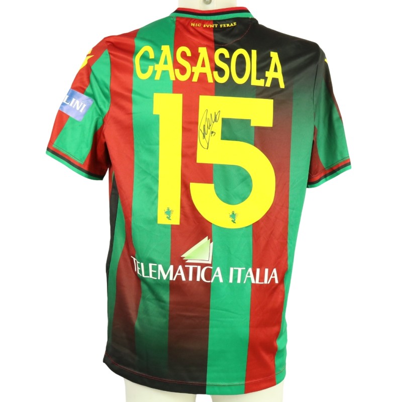 Casasola's Match Worn Signed Shirt, Ternana vs Como 2024 