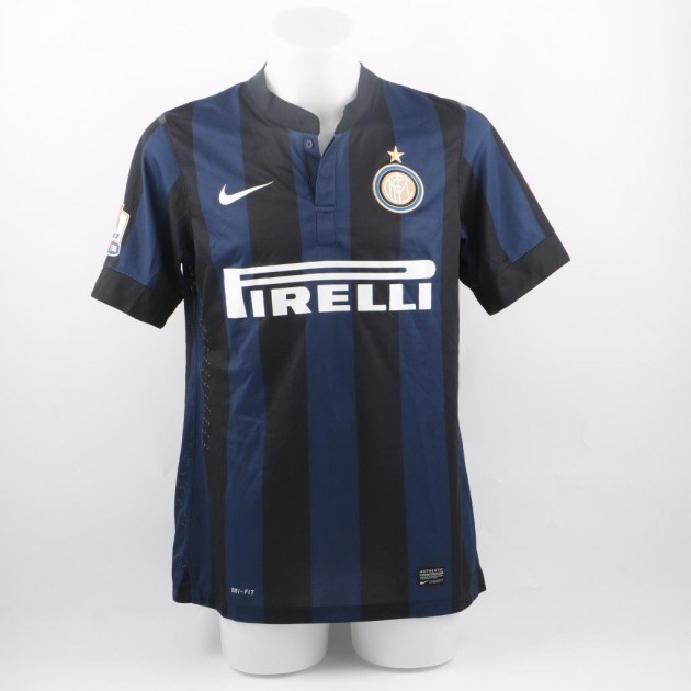 Palacio Inter matchworn shirt, Coppa Italia 2013/2014