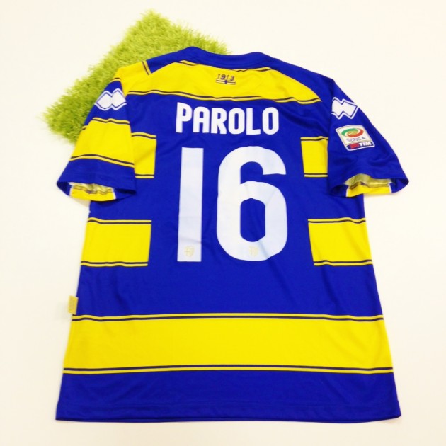 Parolo Parma issued/worn shirt, Serie A 2013/2014