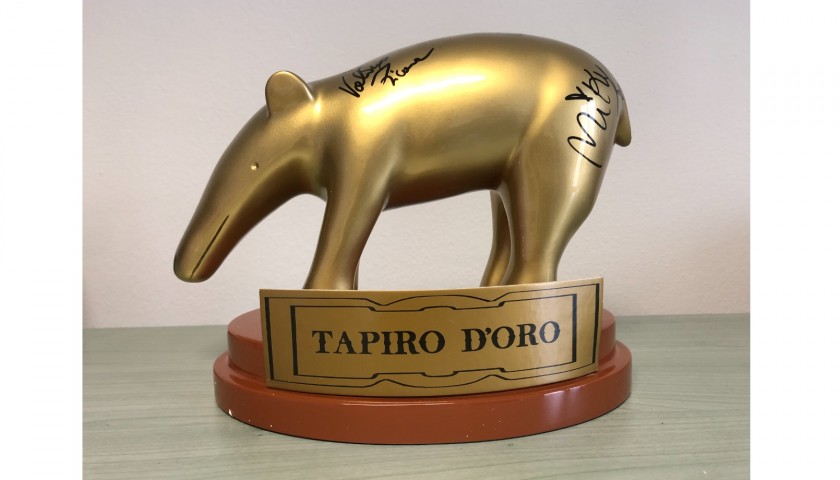 Tapiro di Striscia la Notizia - Autografato da Conduttori e Veline