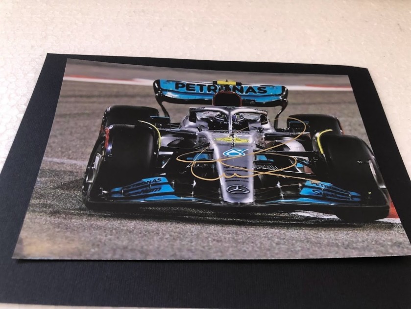 Photograph Signed by Lewis Hamilton