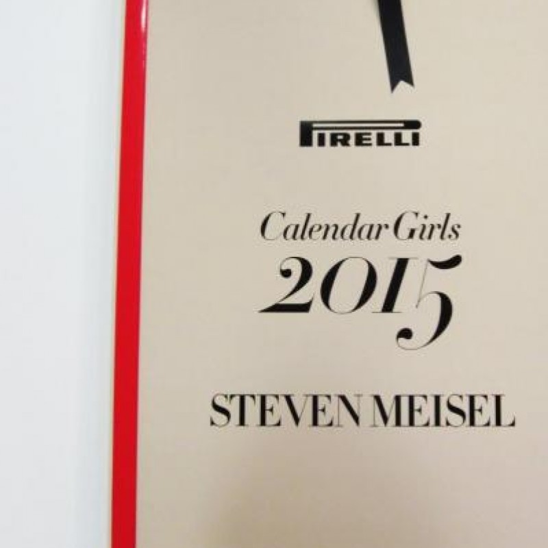 "The Cal" Pirelli 2015 Calendar Girls with personalized dedication by Alberto Pirelli