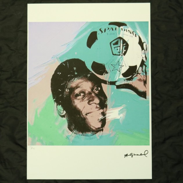 Andy Warhol "Pele" Signed Limited Edition