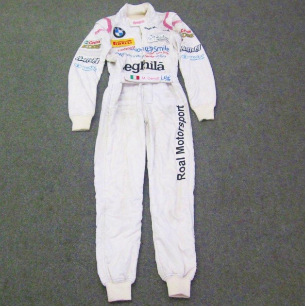 Race suit worn by Michela Cerruti, Blancpain Series Endurance 2013, Nurburgring - signed