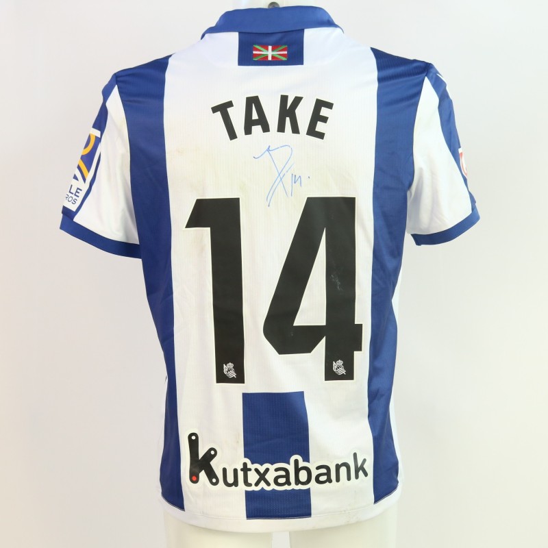 Take Kubo's Signed Unwashed Shirt, Real Sociedad vs Osasuna 2024