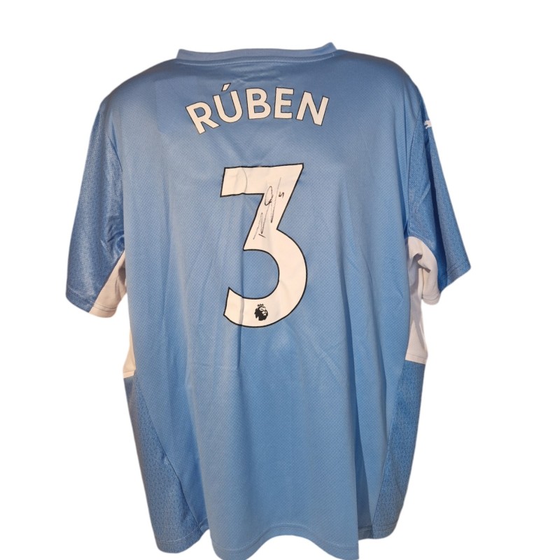 Maglia ufficiale firmata da Ruben Dias per il Manchester City 2021/22