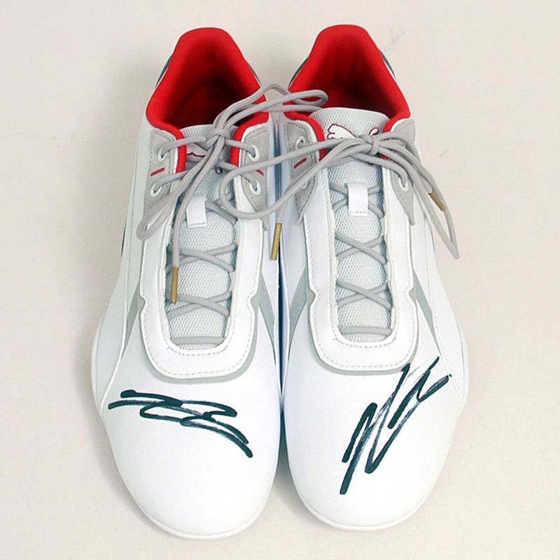 Charles Leclerc Scarpe Ferrari - Autografate