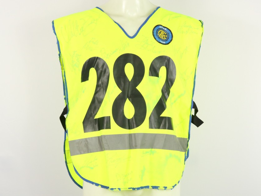 Inter Photographer's Bib, 1998/99 - Signed by the Squad
