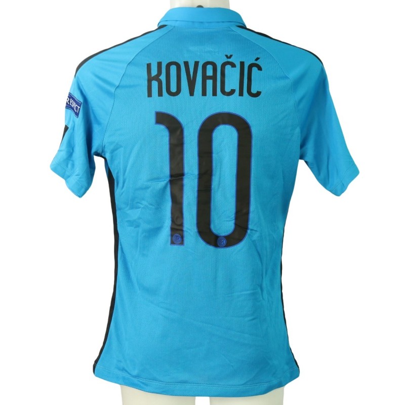 Kovacic's Inter Match-Issued Shirt, Europa League 2014/15