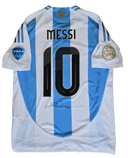 Maglia Gara Messi Argentina vs Colombia, Finale Copa America 2024 - Autografata