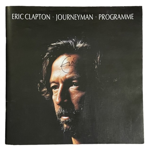 Eric Clapton Signed 'Journeyman' Tour Programme