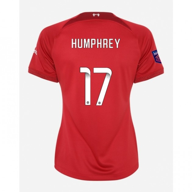 Carla Humphrey's Liverpool Bench-Worn Shirt- Limited Edition