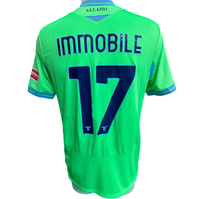 Immobile's Lazio unwashed Shirt, 2020/21