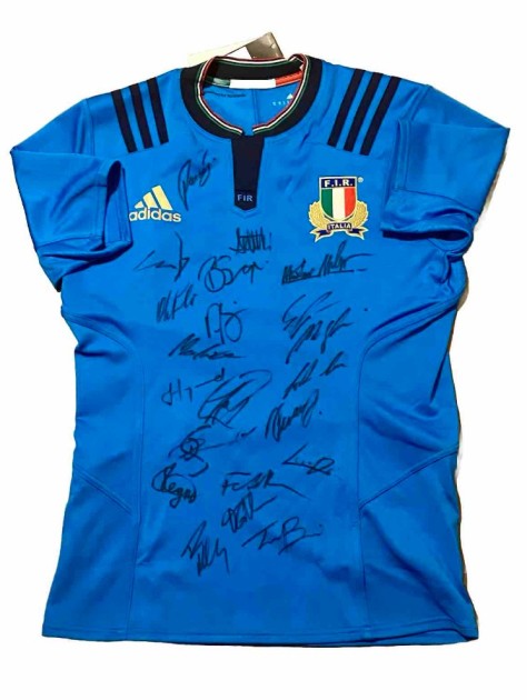 Italy Rugby Union Signed Shirt