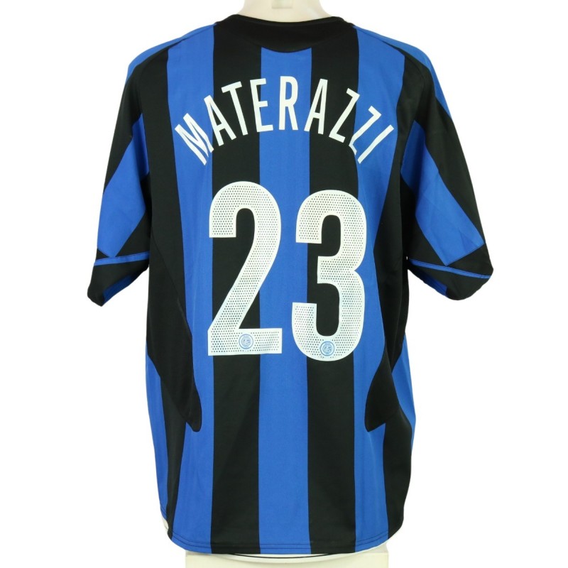 Materazzi's Match-Worn Shirt, Inter Milan vs Messina 2006 - PirelliFilm.Com Sponsor