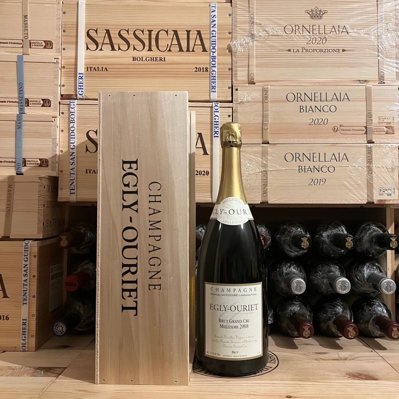 Egly-Ouriet Millesime 2008 Magnum Grand Cru Extra Brut - in a Wooden Case