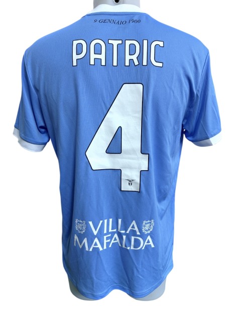 Patric's Lazio Match-Worn Shirt, 2025/26