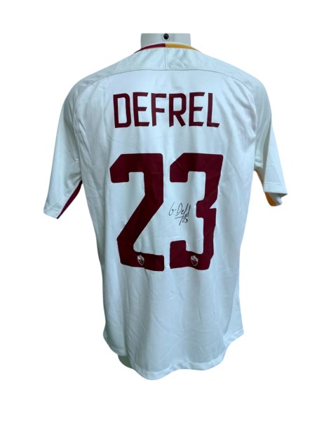 Defrel's Roma Official Signed Shirt, 2017/18